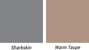 PANTONE Sharkskin and Warm Taupe