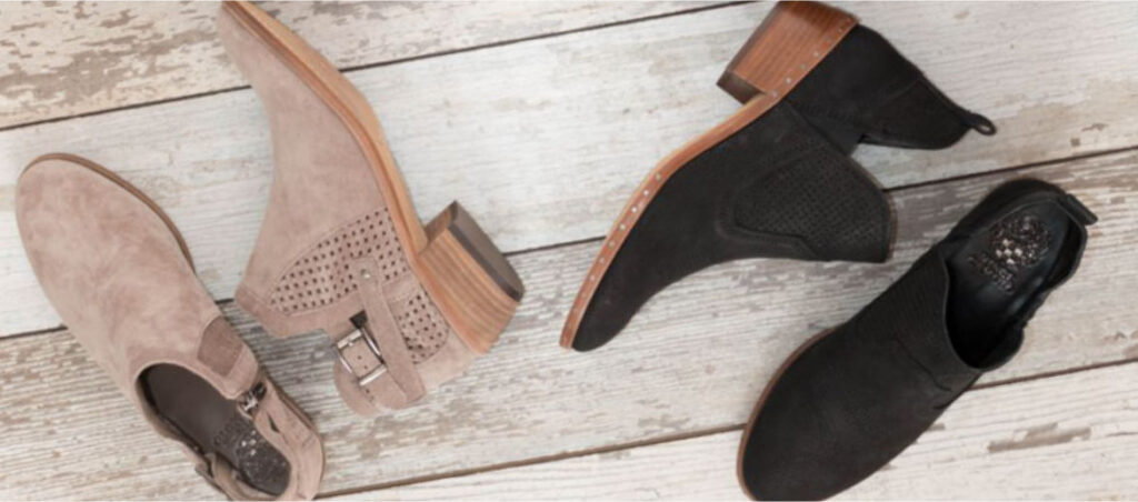 vince camuto pamma suede booties