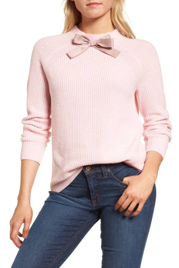 J Crew Gayle Tie Neck Sweater