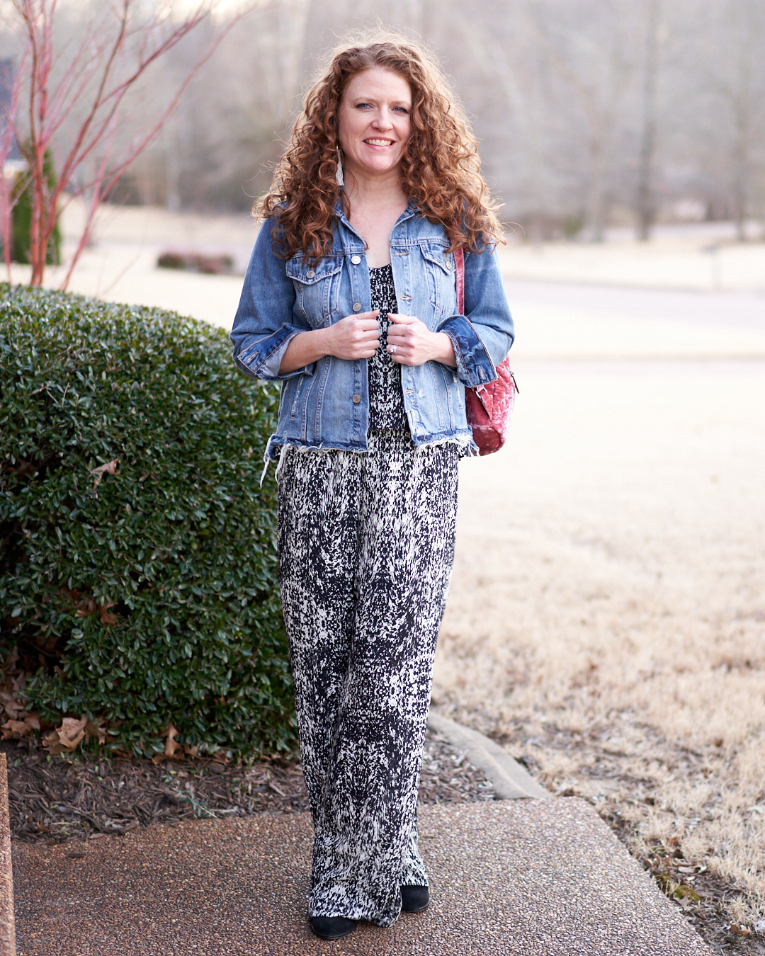 Lucky Brand The Tomboy Trucker Jacket with Jumpsuit