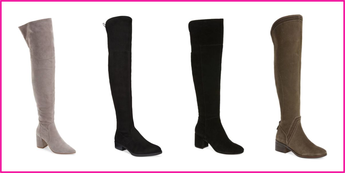 4 Recommendations of medium 14 to 25 inch circumference over the knee boots.