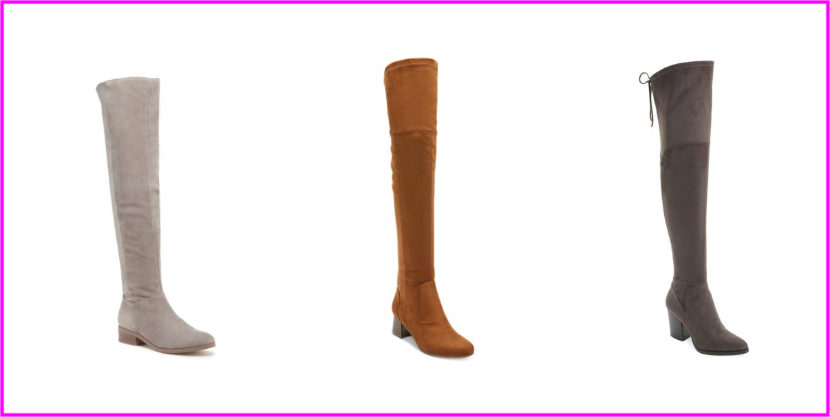 3 recommendations for over the knee boots with wide circumference which is 16 and above.