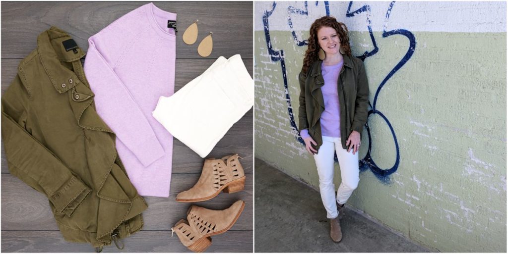 Flat lay to Life-Styled Spring Transition Flat lay comes to life