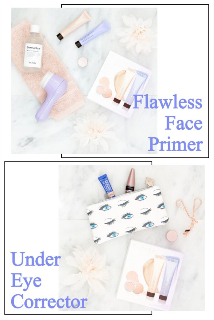 Flawless Finish Face Primers & Under Eye Corrector by Becca Group of all and Jet Set Kit