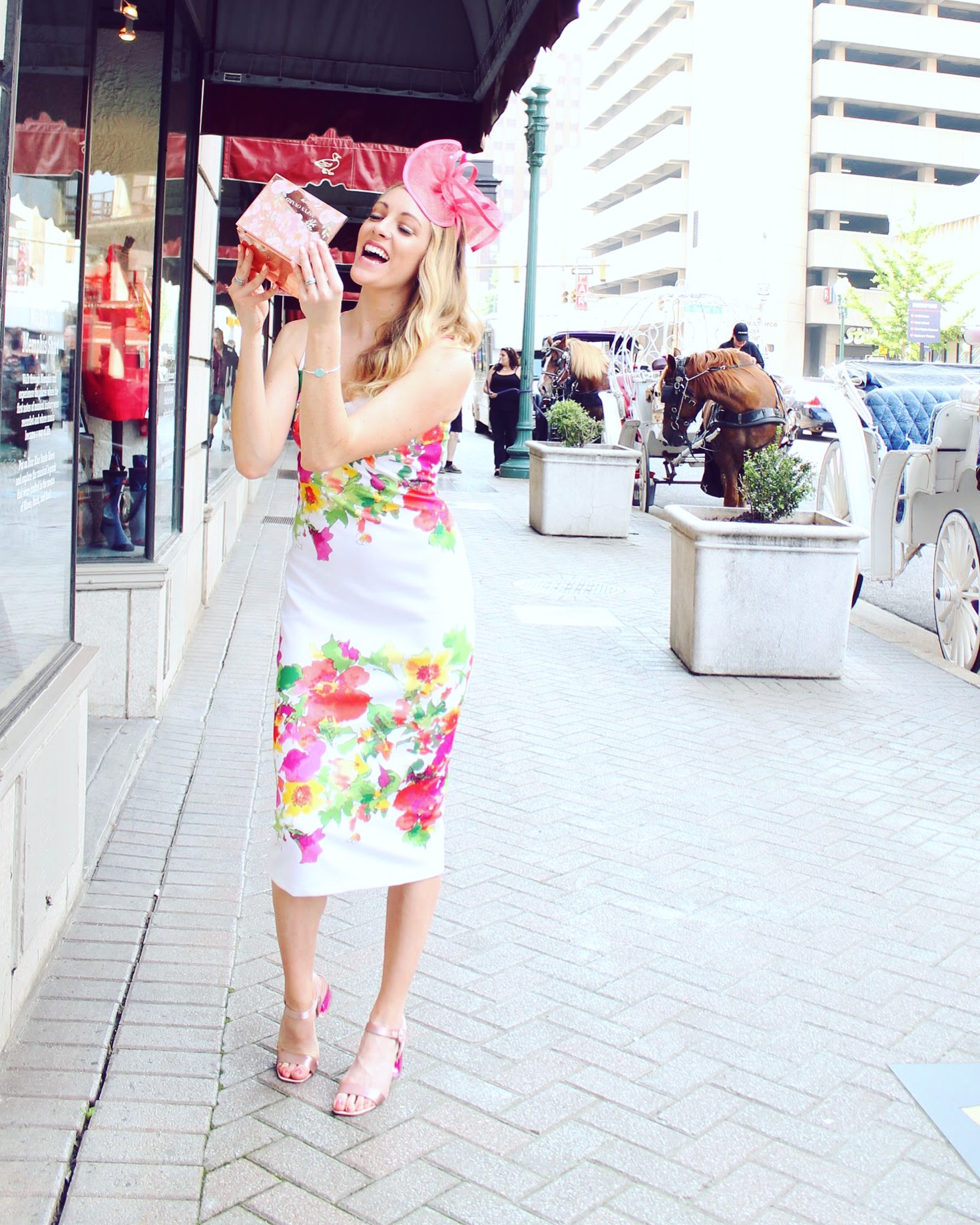 afternoon tea outfit spring