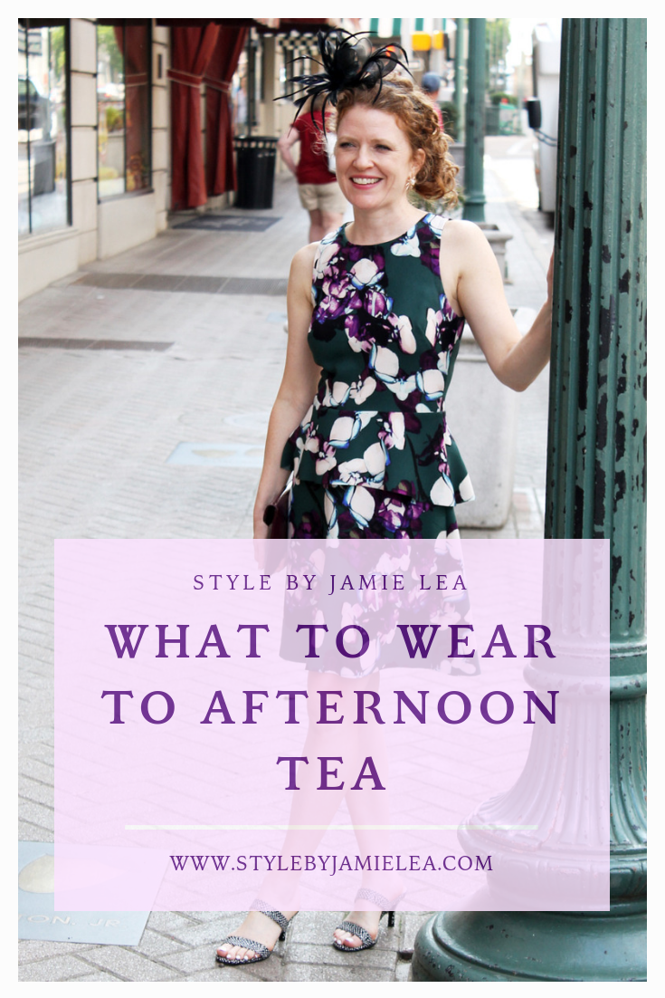What to Wear to Afternoon Tea Style by Jamie Lea