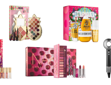 Five gift sets from Sephora are pictured here