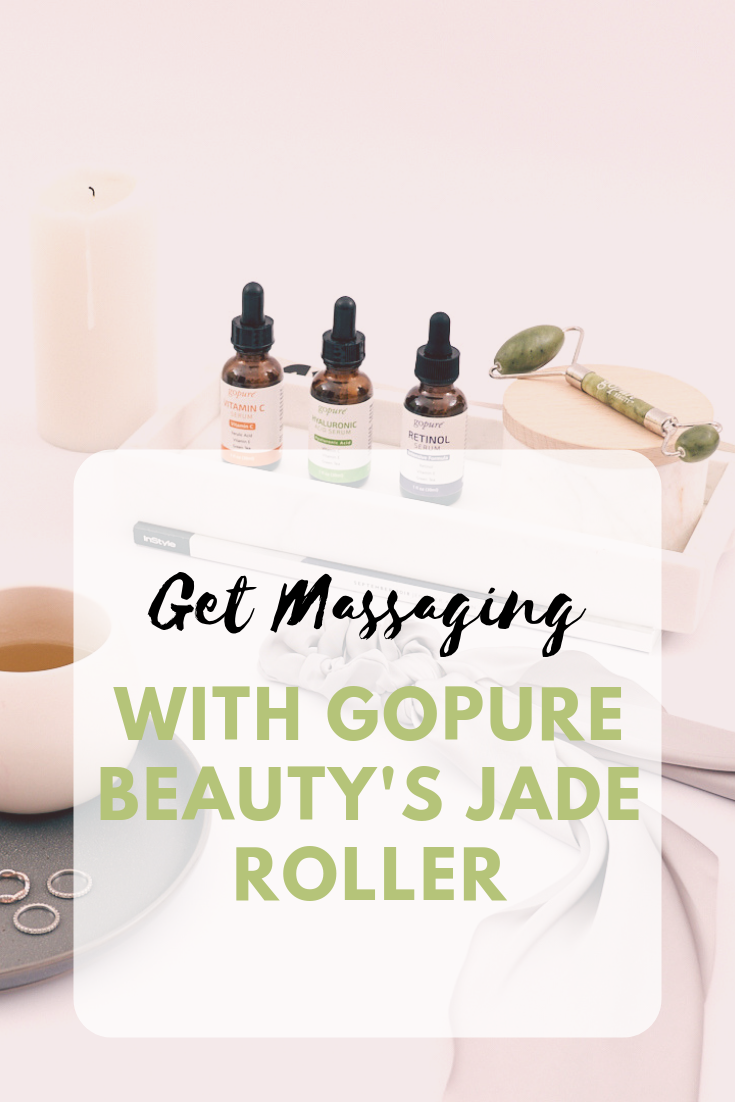 Get massaging with gopure beautys jade roller