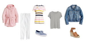 Picture of various items for spring that you can mix and match