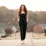 3 Ways to Style a Jumpsuit for Spring Photo of me on street with jumpsuit on