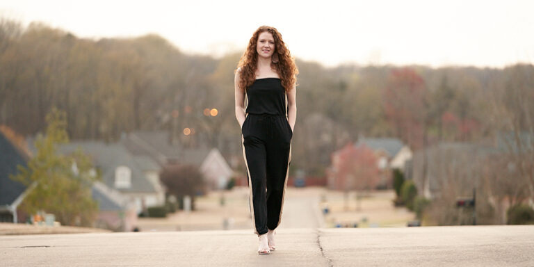 3 Ways to Style a Jumpsuit for Spring Photo of me on street with jumpsuit on